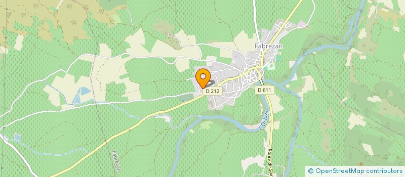 localisation de l'entreprise R DAV FMX  FABREZAN