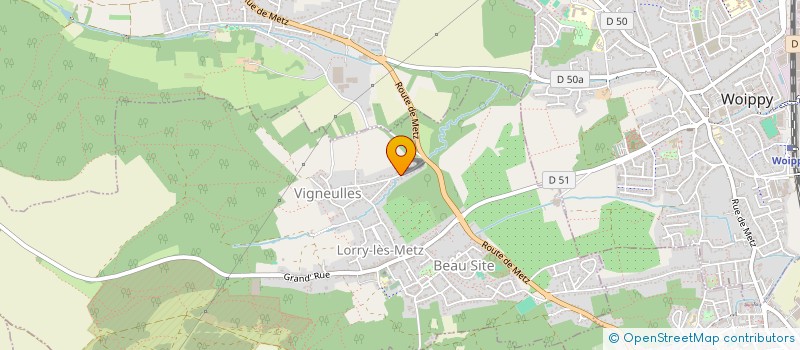 localisation de l'entreprise R DE FAMILLE  LORRY-LES-METZ