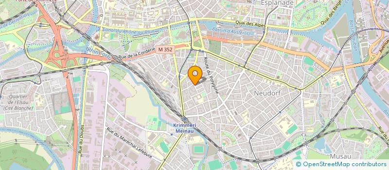 localisation de l'entreprise R DE MULHOUSE 1 3 WEINUM à STRASBOURG