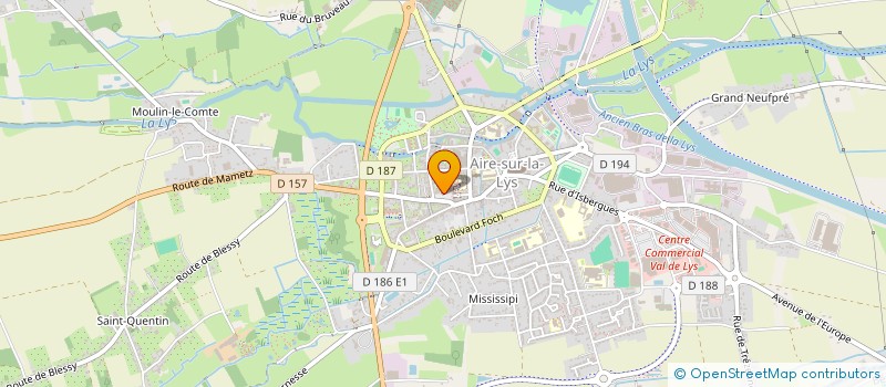 localisation de l'entreprise R DE SAVEURS  AIRE-SUR-LA-LYS