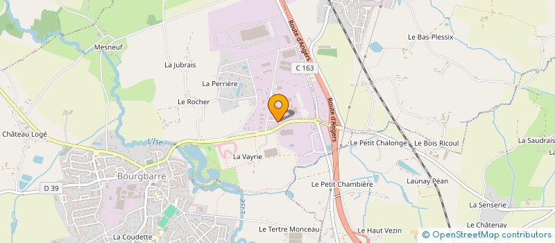 localisation de l'entreprise R DECO à BOURGBARRE