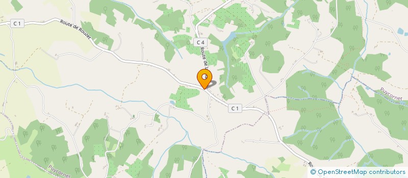 localisation de l'entreprise R'DELEC  PUYCORNET