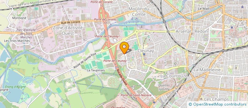 localisation de l'entreprise R DESIGN à RENNES