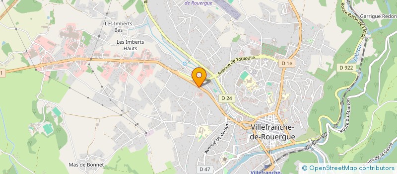 localisation de l'entreprise R. DESIGN à VILLEFRANCHE-DE-ROUERGUE