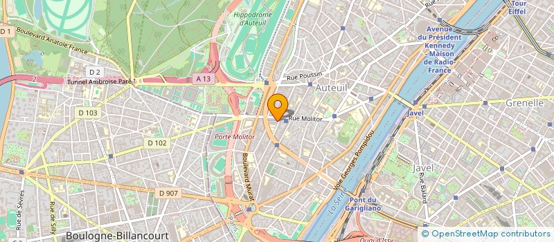 localisation de l'entreprise R DIAG  PARIS