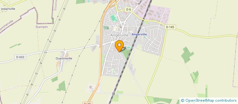 localisation de l'entreprise R DISTRIBUTION à ANGERVILLE