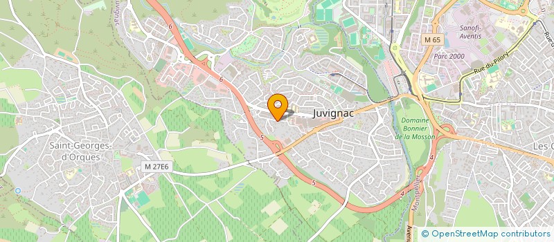 localisation de l'entreprise R-DO SPORT  JUVIGNAC