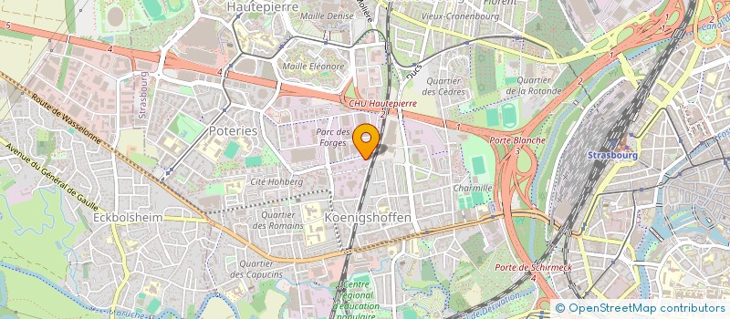 localisation de l'entreprise R.DOM à STRASBOURG