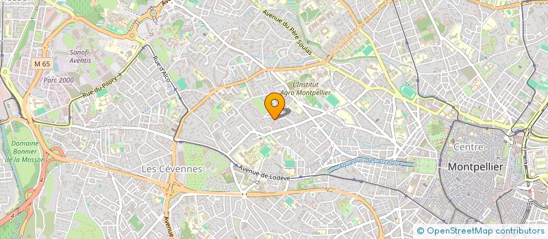 localisation de l'entreprise R. DREVET LMNP à MONTPELLIER