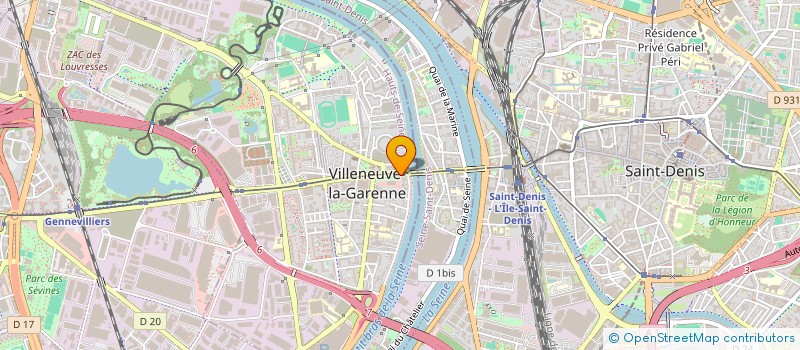 localisation de l'entreprise R-DRIVER  VILLENEUVE-LA-GARENNE