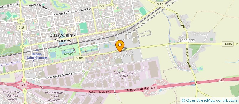 localisation de l'entreprise R DROP VTC  BUSSY-SAINT-GEORGES