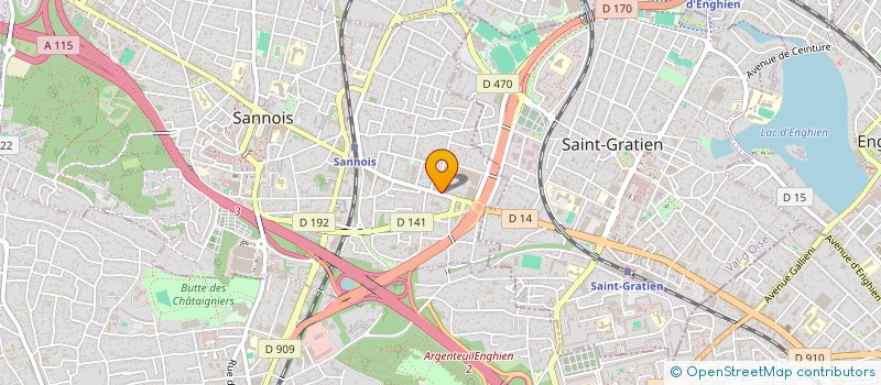 localisation de l'entreprise R&DSERRURERIE à SANNOIS