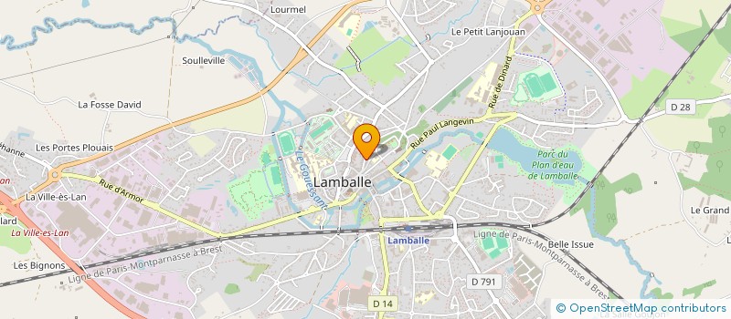 localisation de l'entreprise R DU NET à LAMBALLE-ARMOR