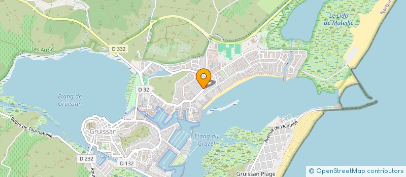localisation de l'entreprise R DU SUD  GRUISSAN