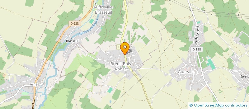 localisation de l'entreprise R DUBOIS SOFADIPS  GUERVILLE