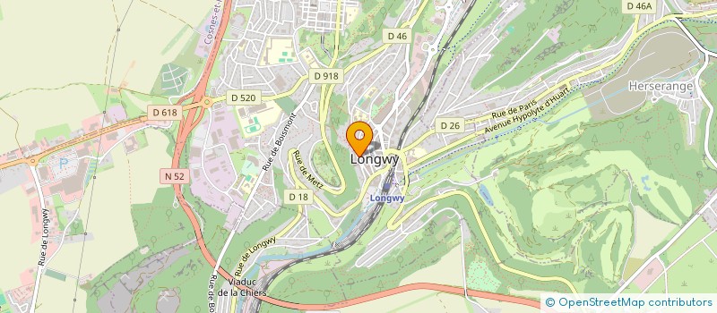 localisation de l'entreprise R.E.2.P.H. à LONGWY