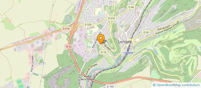 localisation de l'entreprise R E A D I à LONGWY