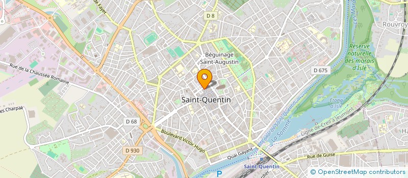 localisation de l'entreprise R.E.C  SAINT-QUENTIN