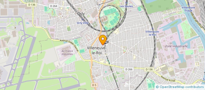 localisation de l'entreprise R.E.C à VILLENEUVE-LE-ROI