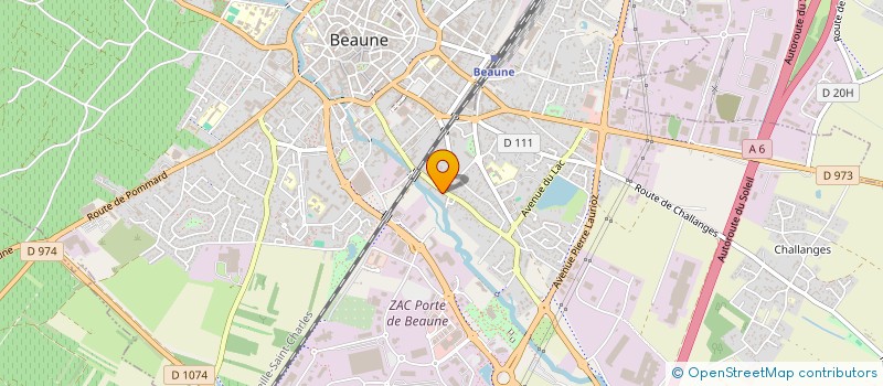 localisation de l'entreprise R.E.C IMMO à BEAUNE