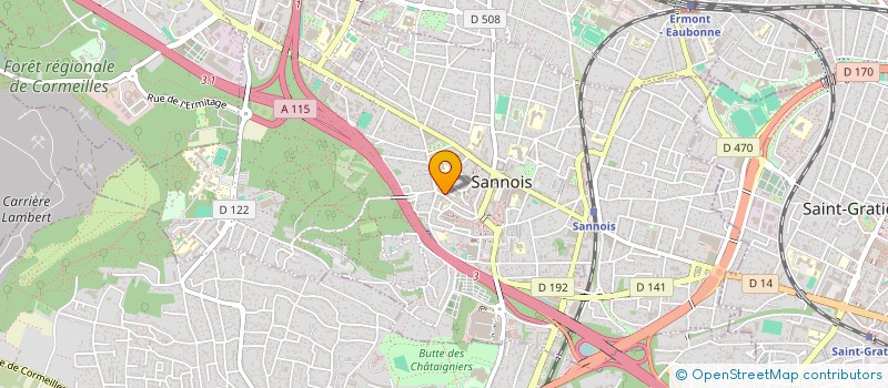 localisation de l'entreprise R.E.C.K.BAIL  SANNOIS