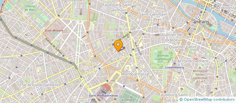 localisation de l'entreprise R.E.D à PARIS