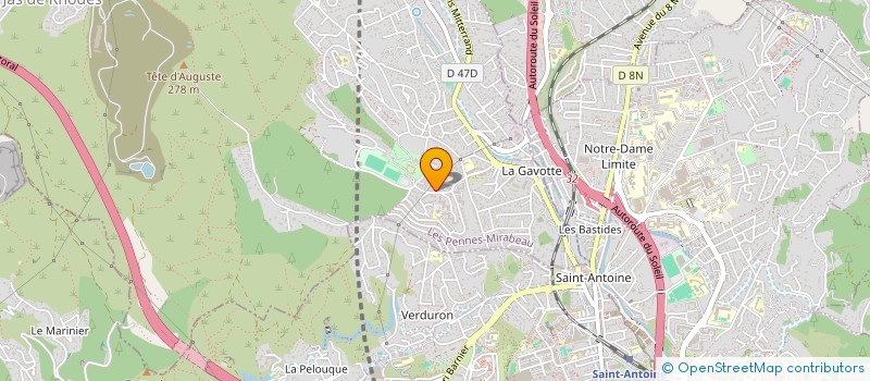 localisation de l'entreprise R.E.D à LES PENNES-MIRABEAU