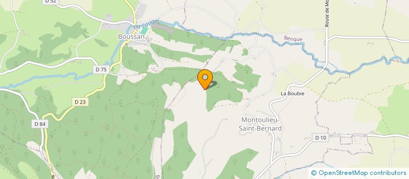 localisation de l'entreprise R E E F à MONTOULIEU-SAINT-BERNARD