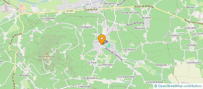 localisation de l'entreprise R.E.E.L  SAINT-LAGER