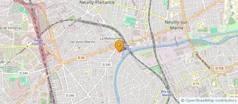 localisation de l'entreprise R.E.I.S à LE PERREUX-SUR-MARNE