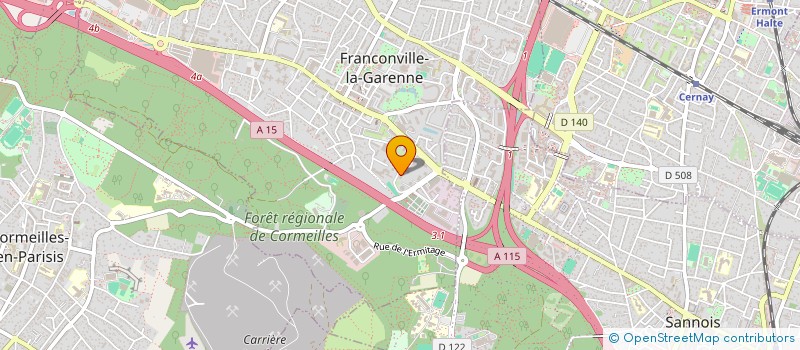 localisation de l'entreprise R.E.K  FRANCONVILLE