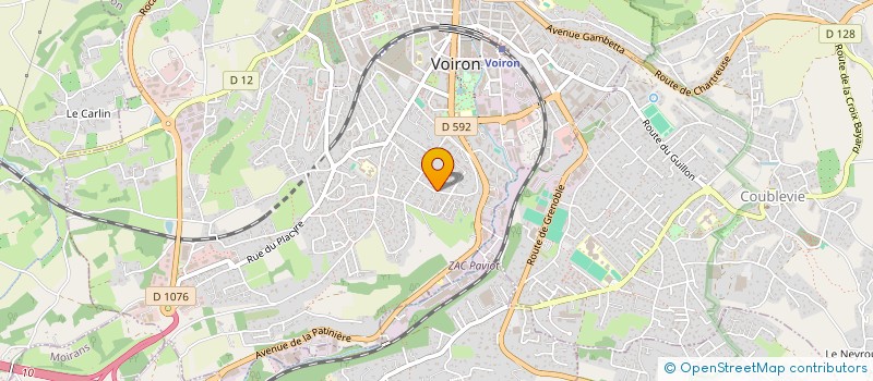 localisation de l'entreprise R.E.M. 38  VOIRON