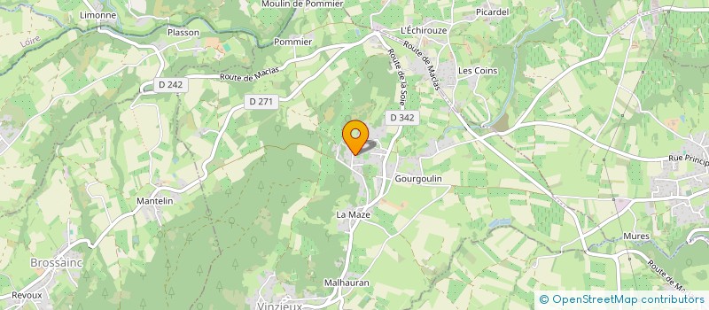 localisation de l'entreprise R.E.M. à FELINES