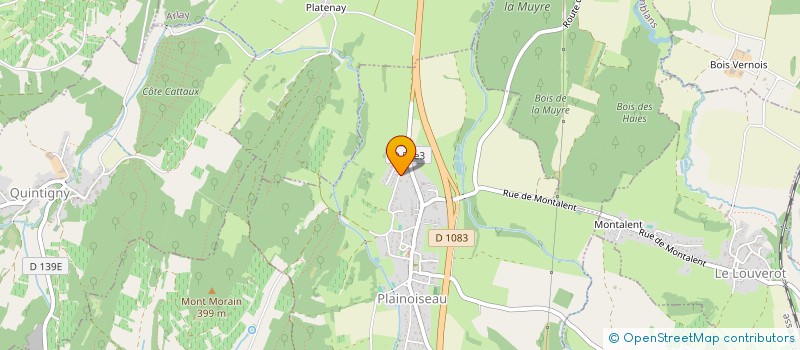 localisation de l'entreprise R.E.M. FINANCIERE  PLAINOISEAU