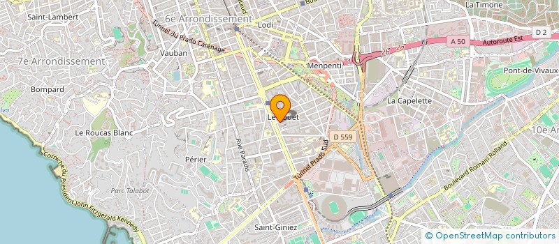 localisation de l'entreprise R.E.M.M à MARSEILLE