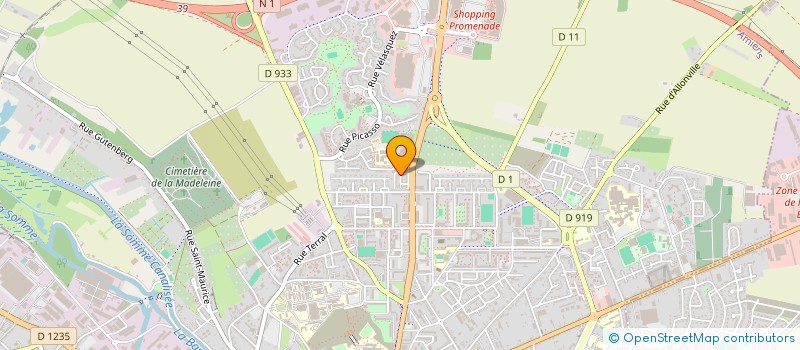 localisation de l'entreprise R.E.M PLOMBERIE CHAUFFAGE à AMIENS