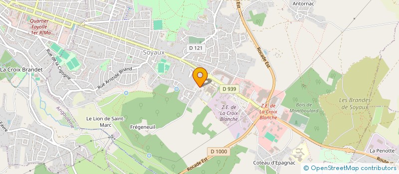 localisation de l'entreprise R.E.P.P.C.O POITOU CHARENTES à SOYAUX