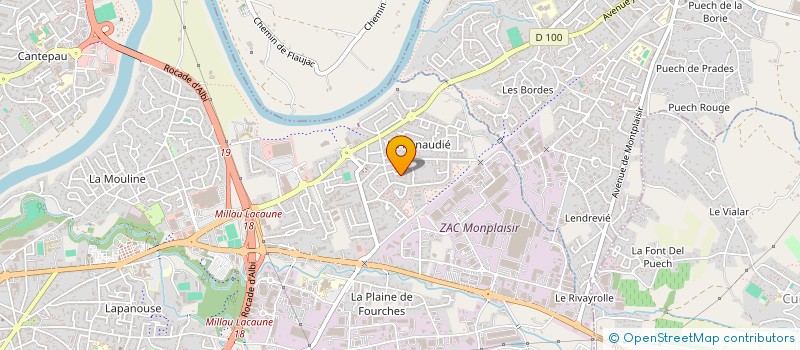 localisation de l'entreprise R.E.S.P.E.C.T. DE LA RENAUDIE à ALBI