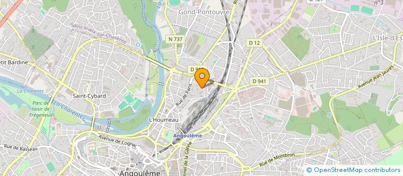 localisation de l'entreprise R E S P I R à ANGOULEME