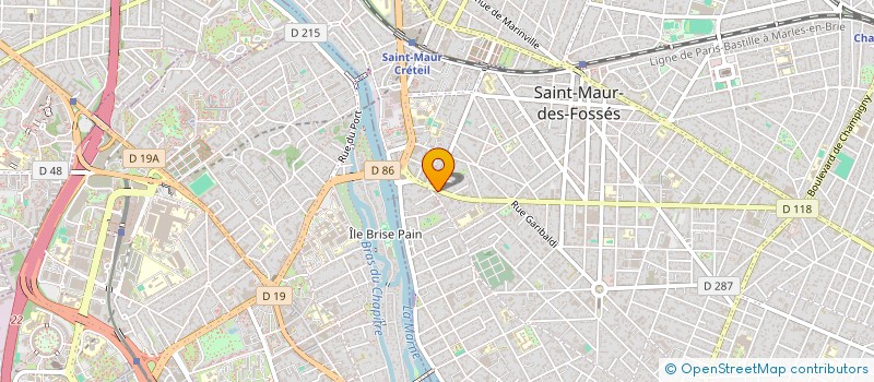 localisation de l'entreprise R.E.T. à SAINT-MAUR-DES-FOSSES