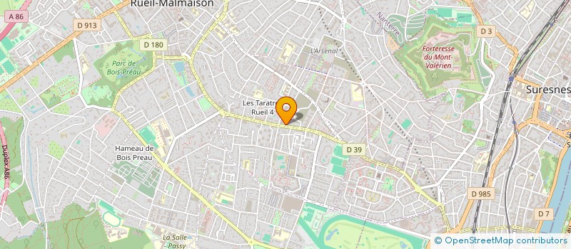 localisation de l'entreprise R.E.U.N. à RUEIL-MALMAISON