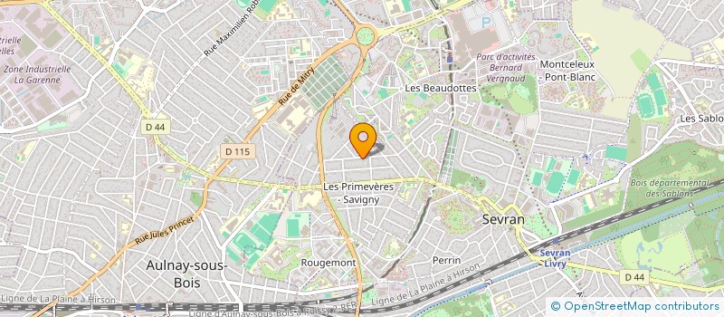 localisation de l'entreprise R.E.V.A.L à SEVRAN