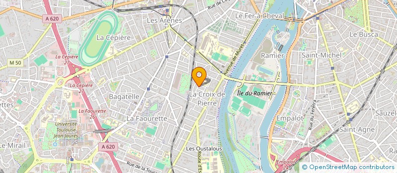 localisation de l'entreprise R.E.V. RESSOURCES D'ENERGIE VITALE à TOULOUSE