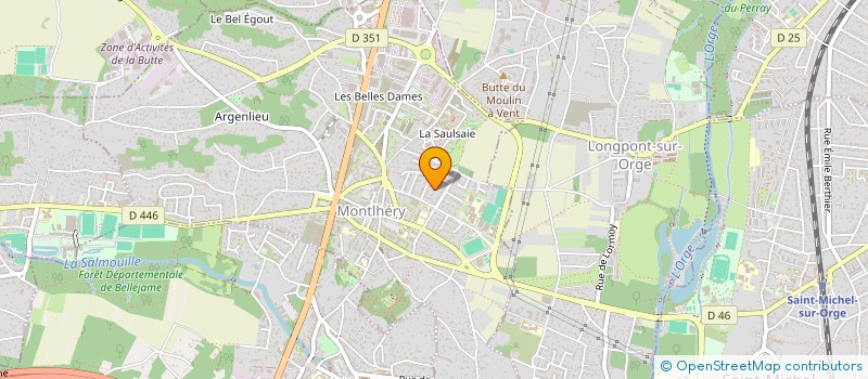 localisation de l'entreprise R'ELEC  MONTLHERY