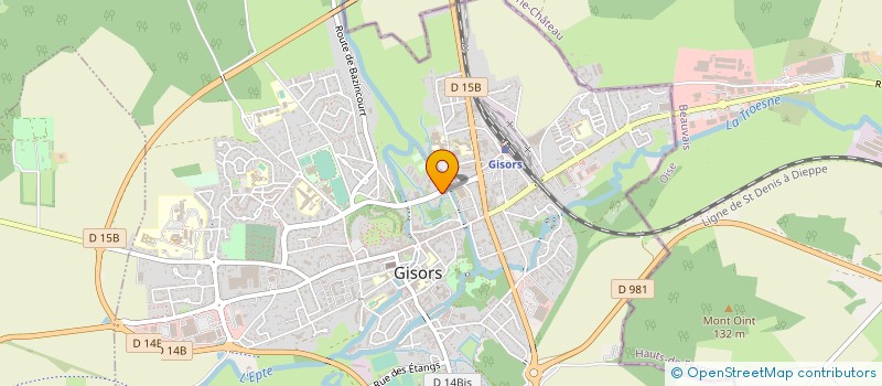 localisation de l'entreprise R-ELEC à GISORS