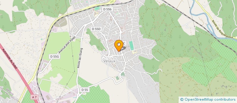 localisation de l'entreprise R.ELEC à VELAUX