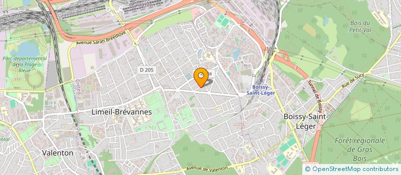 localisation de l'entreprise R.ELEC  LIMEIL-BREVANNES