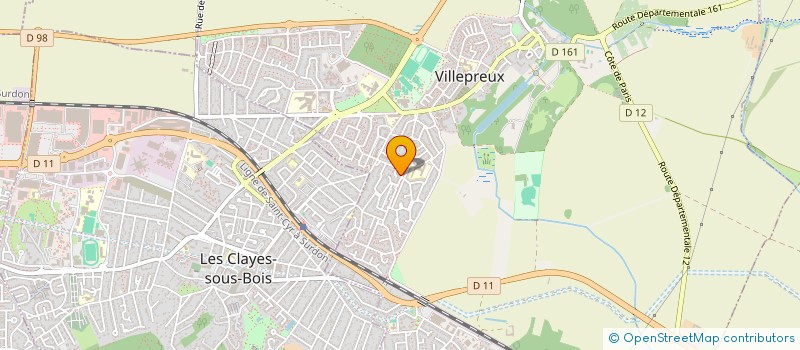 localisation de l'entreprise R ELECT  VILLEPREUX