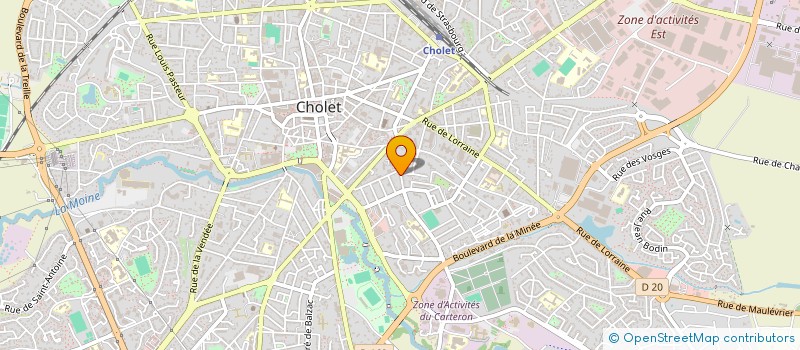 localisation de l'entreprise R EN TETE à CHOLET
