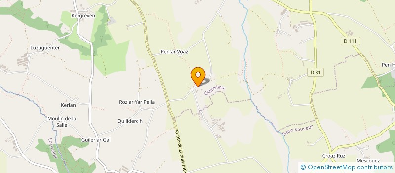 localisation de l'entreprise R ENERGIES  GUIMILIAU